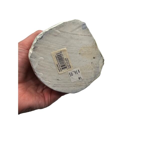 Vintage Rustic Santa Claus Christmas Figurine w/ Holly Staff & Toy Sack - Picture 4 of 5